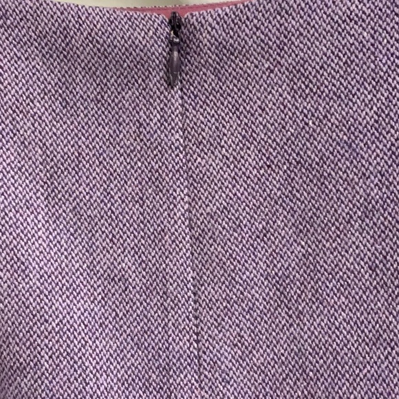 Lavender Tweed Skirt with Lavender Lace Trim by Rebecca Taylor - Picture 5 of 8